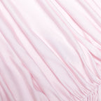 Pink Jersey Draped Maxi Dress