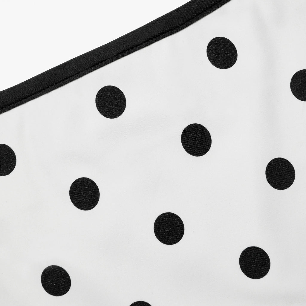 White Polka Dot Bikini Bottoms