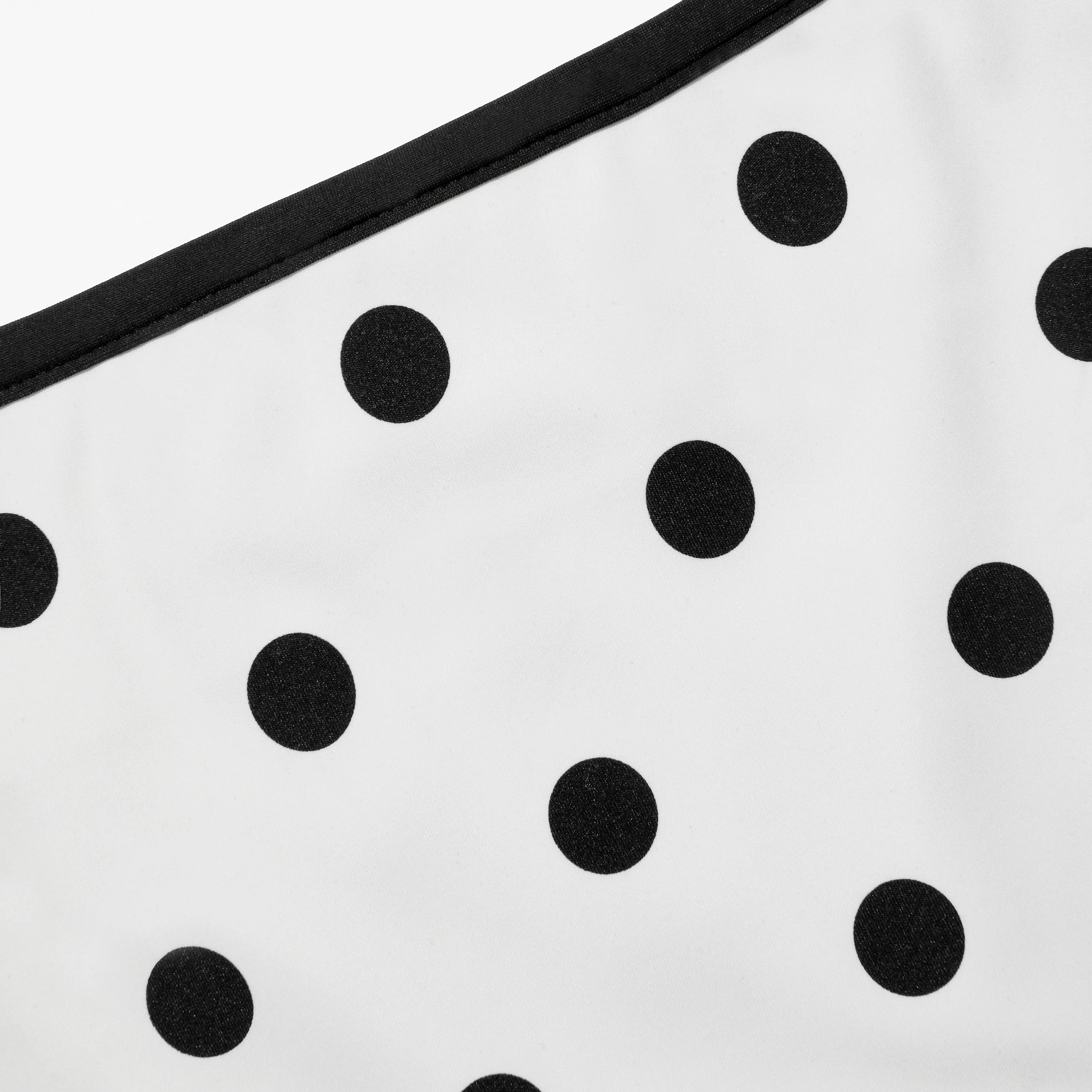 White Polka Dot Bikini Bottoms