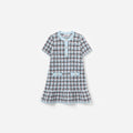 Textured Stripe Knit Dress