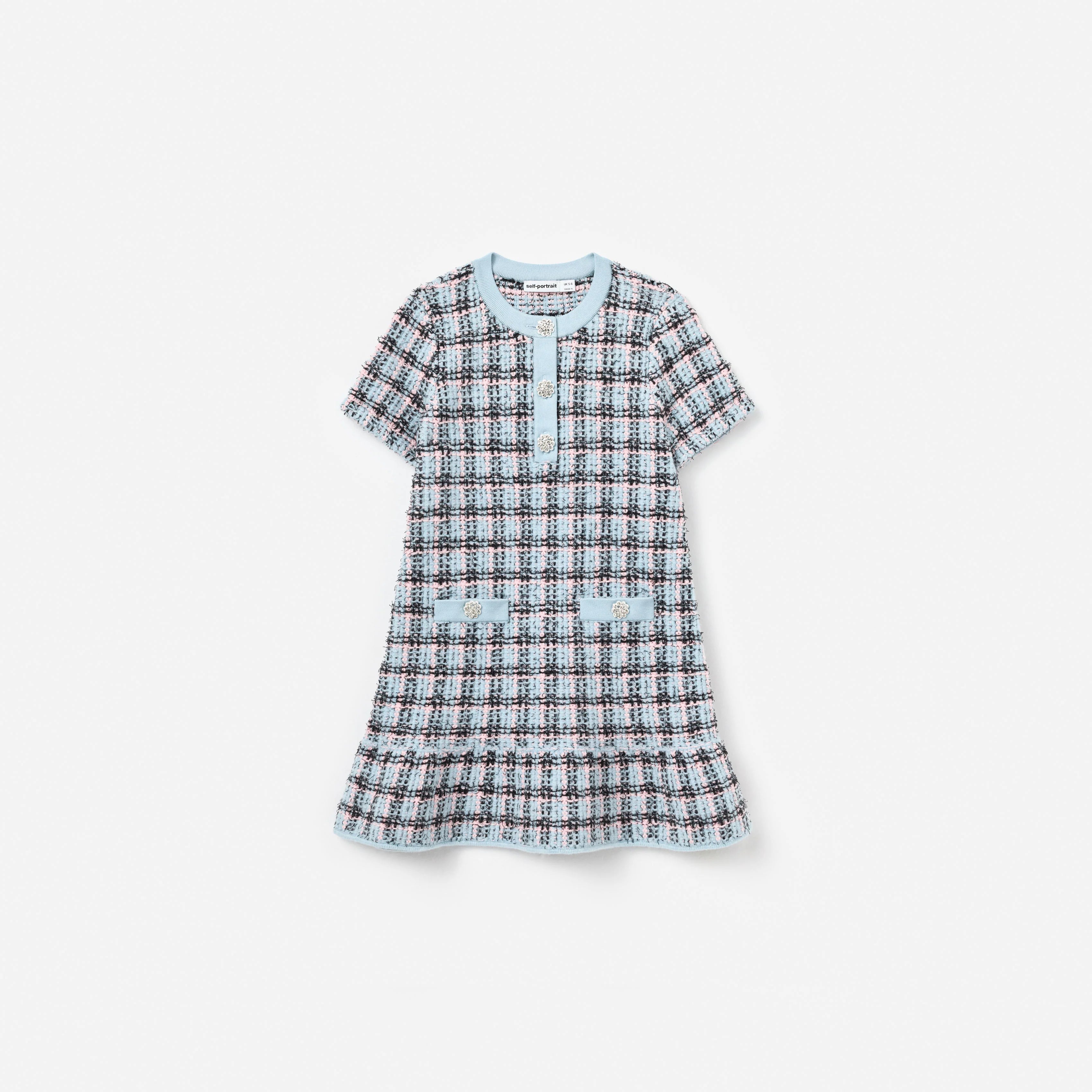 Textured Stripe Knit Dress