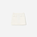 Cream Boucle Skirt