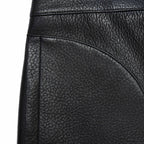 Black Leather Mini Skirt