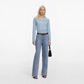 Blue Rose Wool Jumper