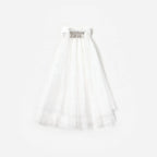 Satin Bow Embellished Veil
