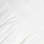 White Cotton Asymmetric Mini Dress