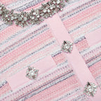 Pink Textured Cardigan