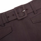Brown Cotton Skort