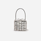 Silver Crystal Micro Bag