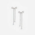 Crystal Bow Dangle Earring