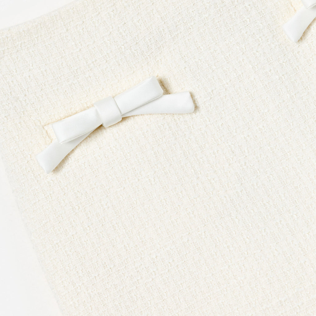 Cream Boucle Skirt