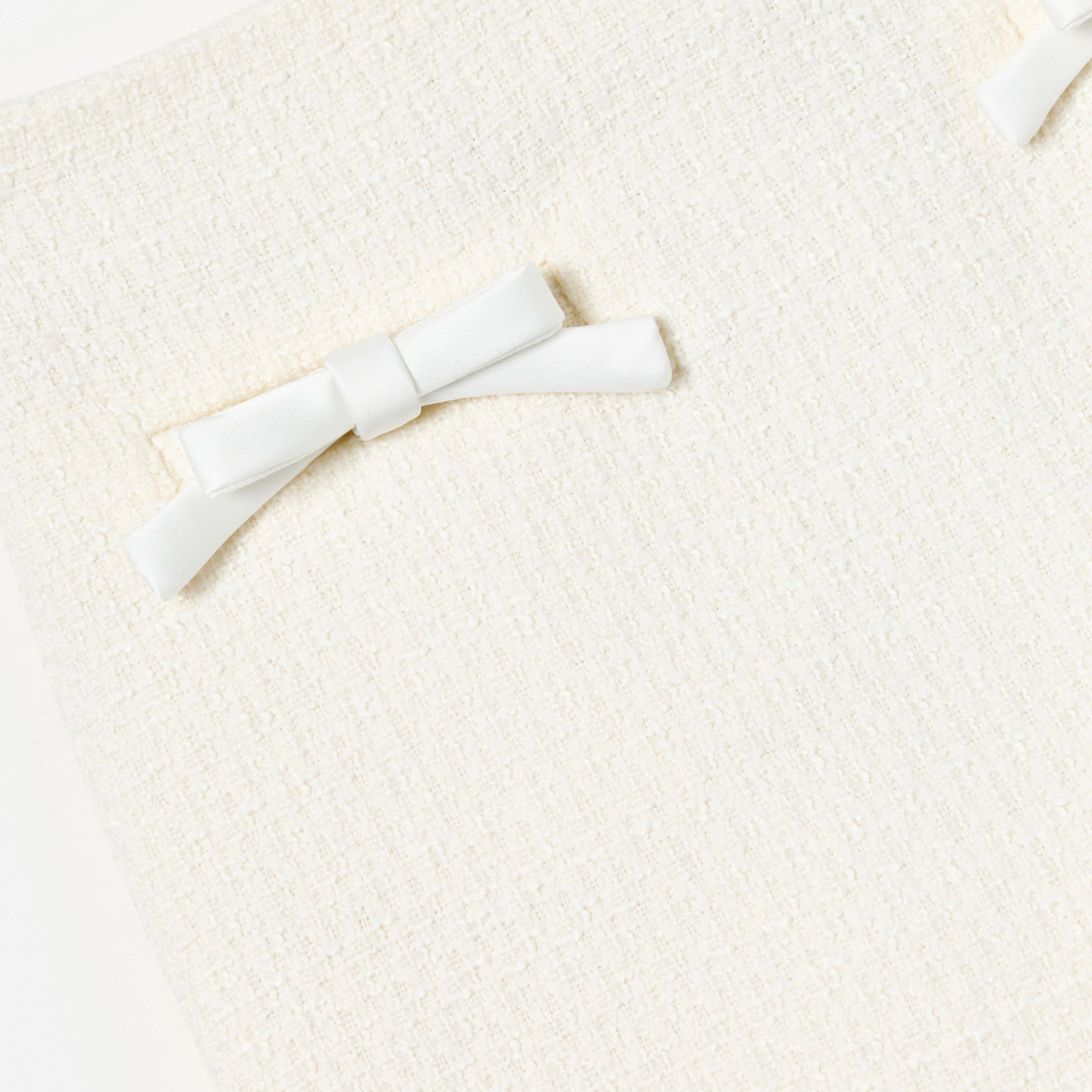 Cream Boucle Skirt