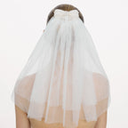 Embellished Bow Veil