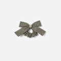 Black Check Hair Bow