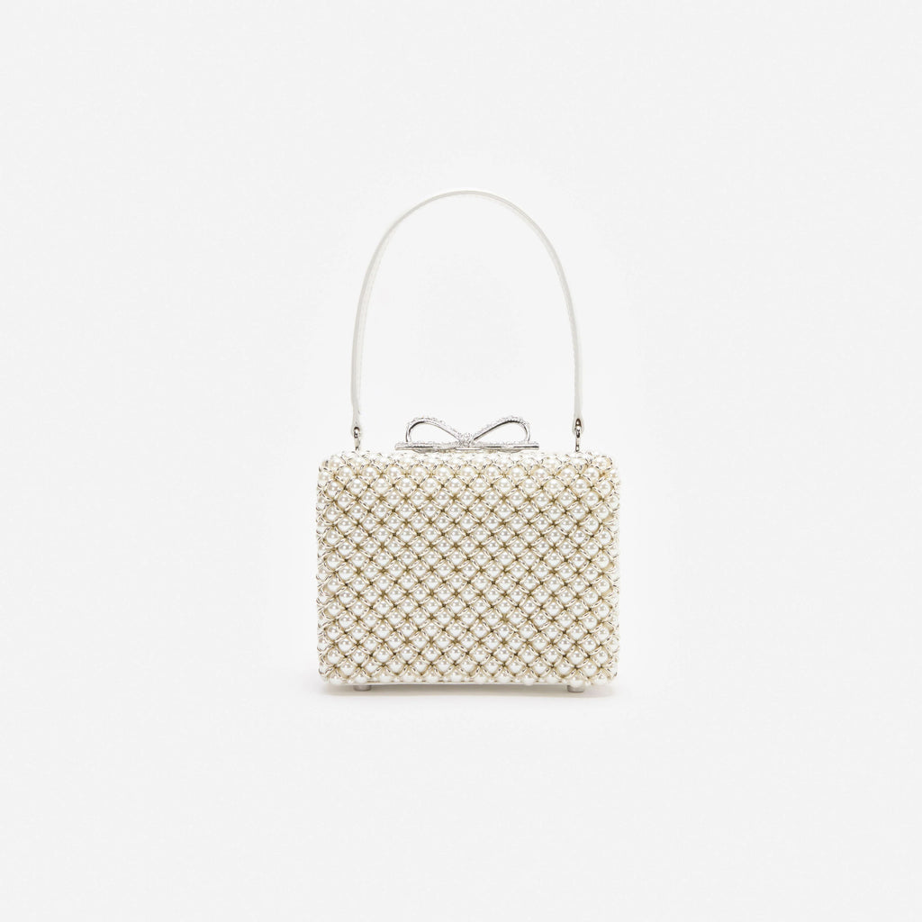 Pearl Embellished Micro Bag