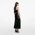Black Sequin Top