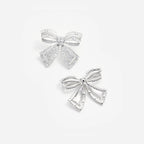 Crystal Bow Earrings
