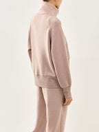 Roxbury Zip Through Taupe Marl