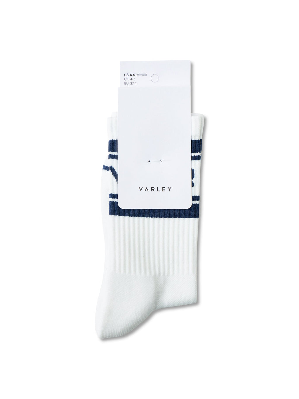 Active Socks White Blue