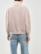 Hawley Half Zip Sweat Taupe