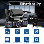 🚗 50% OFF NOW! 📹 4-Channel 360° Dash Cam – Full Coverage Recording, Night Vision & Parking Monitor 🛡️