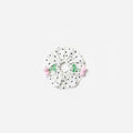 Cream Polka Dot Cherry Scrunchie