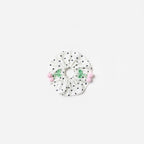 Cream Polka Dot Cherry Scrunchie