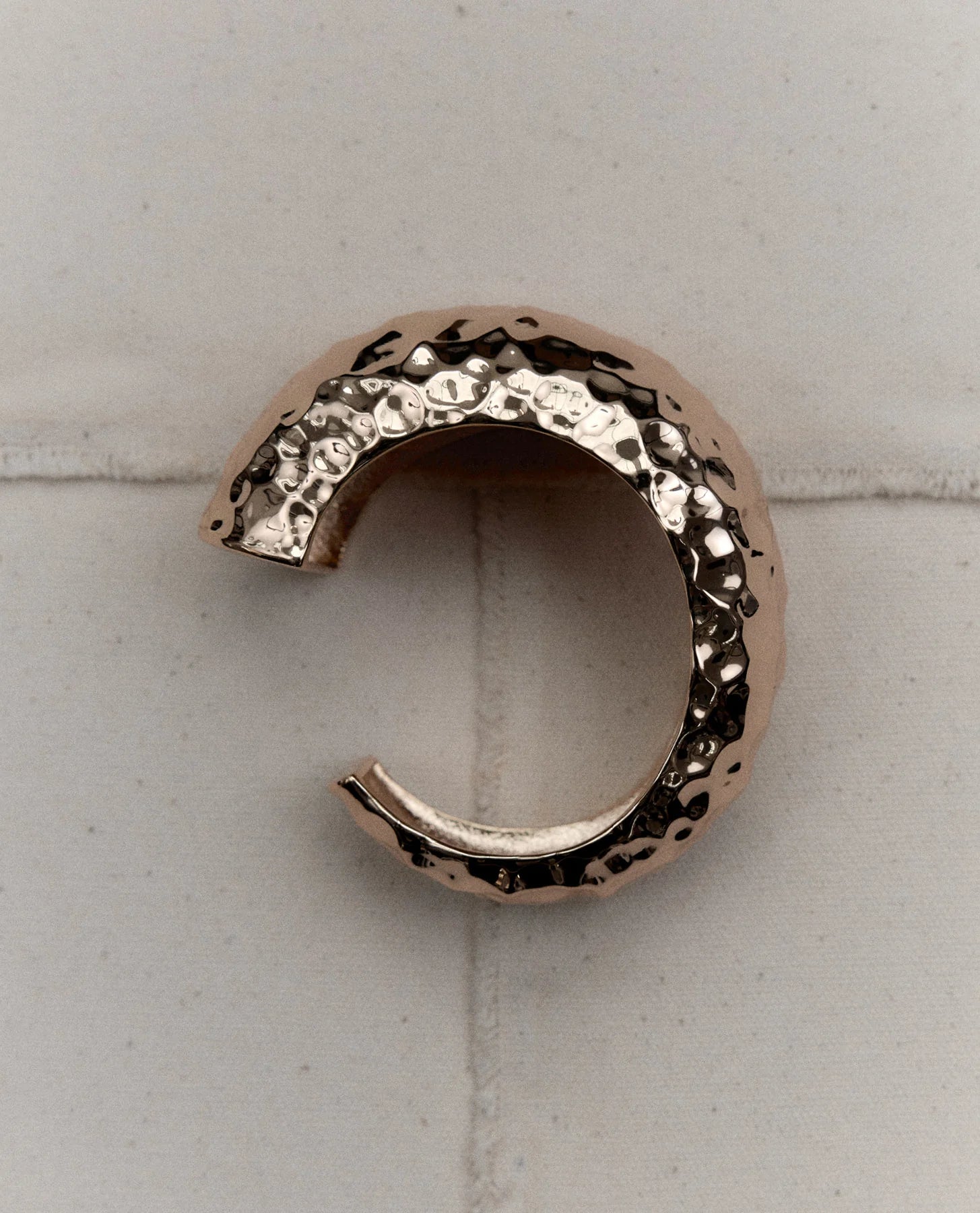 Hammered Gold Cuff