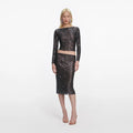 Gunmetal Rhinestone Top