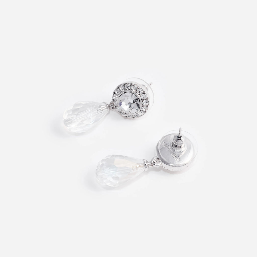 Mini Tiered Crystal Earrings