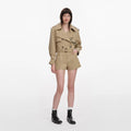 Beige Cotton Playsuit