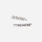 Crystal Bow Hair Slides