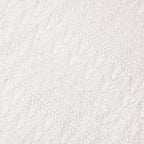 White Pointelle Knit Midi Skirt
