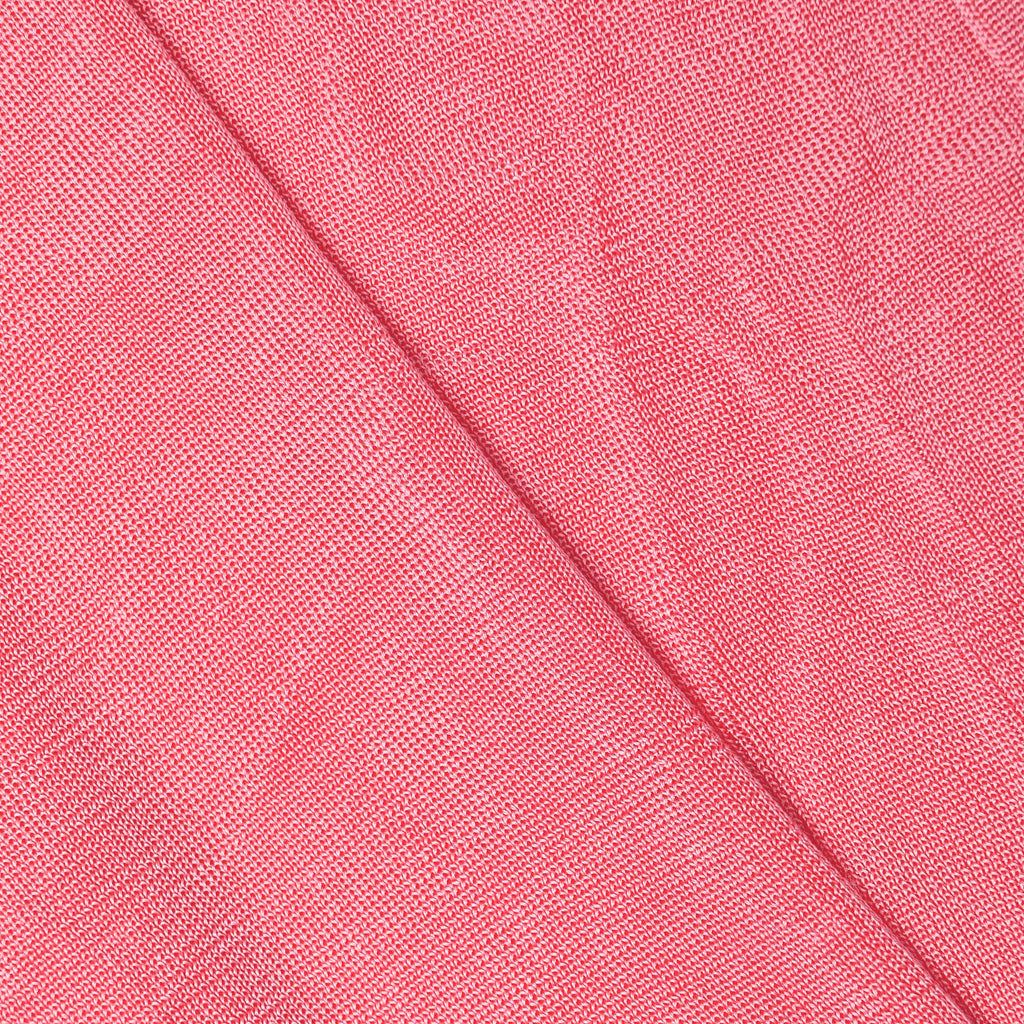 Pink Viscose Knit One Shoulder Maxi Dress