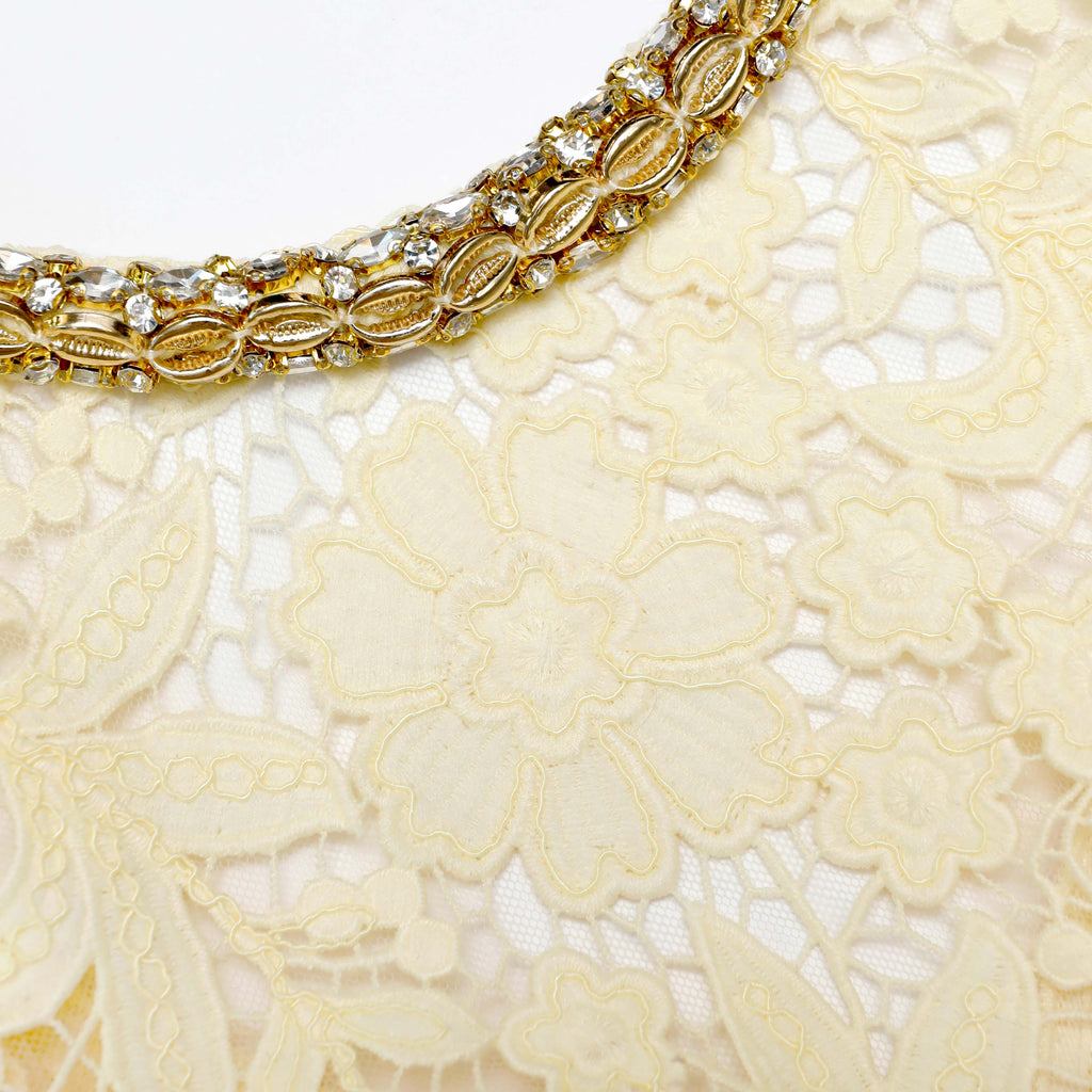 Yellow Lace Top