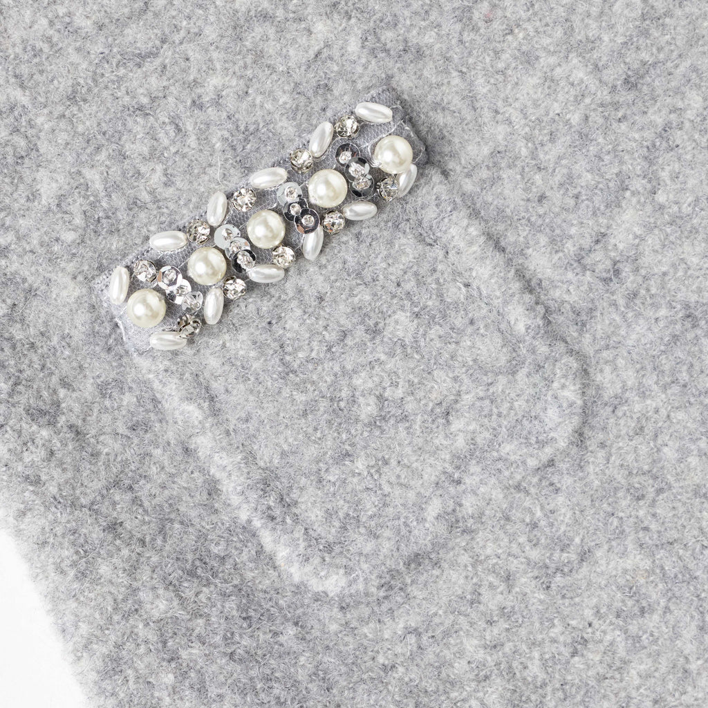 Grey Knit Skirt