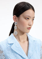 Crystal Tiered Earrings