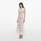 White Crochet Maxi Dress