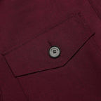 Plum Twill Tie Neck Playsuit