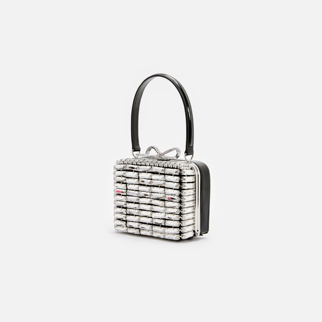 Silver Crystal Micro Bag