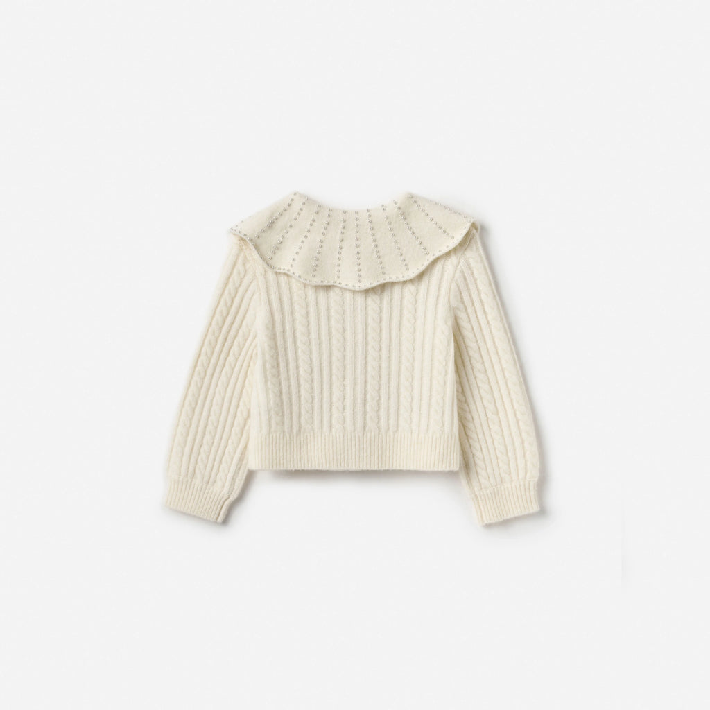 Cream Alpaca Cardigan