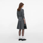 Charcoal Crystal Trim Cardigan