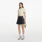 Yellow Taffeta Top