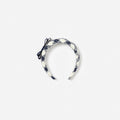 Navy Check Boucle Headband
