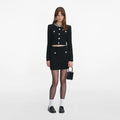 Black Crystal Trim Cardigan