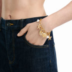 Gold Multi Charm Bracelet