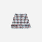 Textured Stripe Knit Skirt