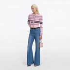 Pink Stripe Cardigan