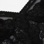 Black Lace Strappy Top