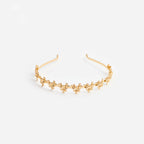 Gold Flower Cluster Headband